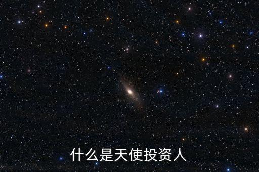 什么叫天使投資個人，天使投資人什么意思