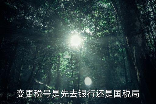 變更稅號屬于什么業(yè)務(wù)，公司變更稅號都要什么東西