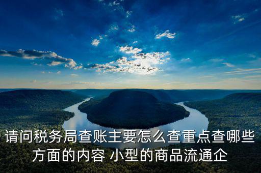 稅務(wù)局來查的話查什么，稅務(wù)局來查帳會查原材料帳嗎查什么