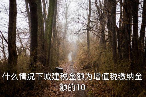 什么情況下交城建稅，什么情況下要繳納城市建設(shè)稅