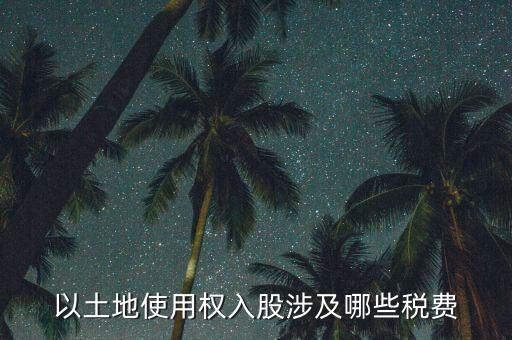 土地使用權要交什么稅，土地使用稅按什么交