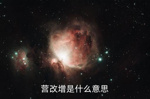 贏改增什么意思，營(yíng)改增的意思