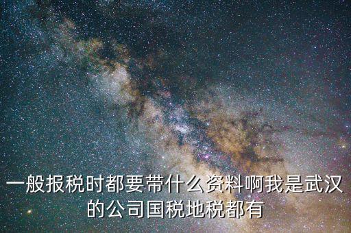 武漢國(guó)稅年報(bào)是什么，武漢市地稅國(guó)稅報(bào)稅截至日期分別是什么時(shí)候