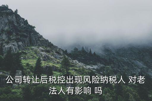 風(fēng)險(xiǎn)納稅人 有什么后果，公司轉(zhuǎn)讓后稅控出現(xiàn)風(fēng)險(xiǎn)納稅人 對(duì)老法人有影響 嗎
