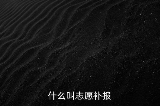 什么叫補申報，什么叫補充申報