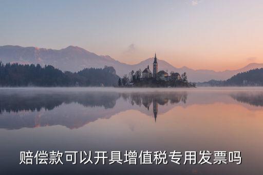 收客戶賠償金如何開票，賠償款可以開具增值稅專用發(fā)票嗎