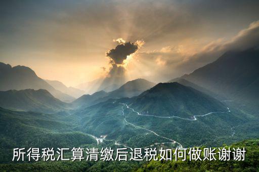 匯算清繳退稅如何做賬，匯算清繳退稅如何賬務(wù)處理