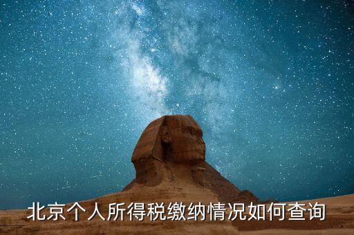 如何查詢北京個(gè)稅繳納記錄，怎么查北京納稅連續(xù)繳納月數(shù)