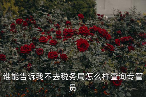 如何查納稅人的稅管員，誰(shuí)能告訴我不去稅務(wù)局怎么樣查詢專管員