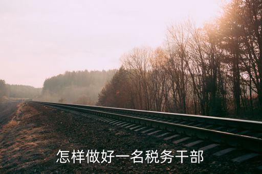 稅務(wù)干部如何在機(jī)構(gòu)改革中有所作為，怎樣做好一名稅務(wù)干部