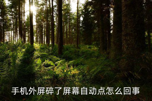 手機(jī)外屏碎了屏幕自動點怎么回事