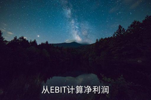 從EBIT計算凈利潤