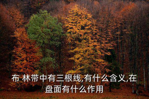 布林帶怎么畫,布林帶指標或boll指標參數最好設置為20