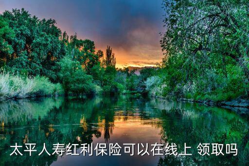 太平人壽紅利保險(xiǎn)可以在線(xiàn)上 領(lǐng)取嗎