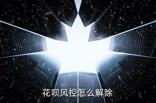 花唄風(fēng)控怎么解除
