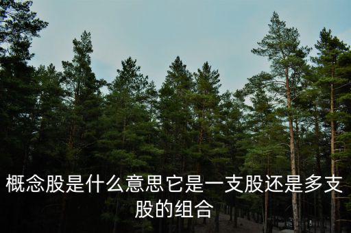 阿里巴巴概念股什么意思，概念股是什么意思它是一支股還是多支股的組合