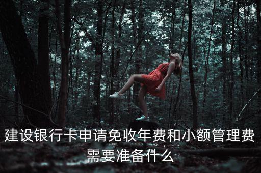 銀行卡申請(qǐng)免年費(fèi)需要攜帶什么，建設(shè)銀行卡申請(qǐng)免收年費(fèi)和小額管理費(fèi)需要準(zhǔn)備什么
