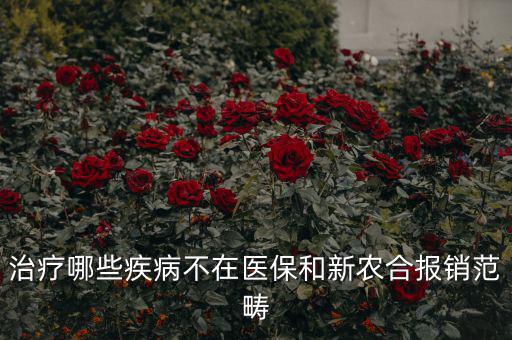 什么病不在醫(yī)保范圍，什么病不在報(bào)銷范圍