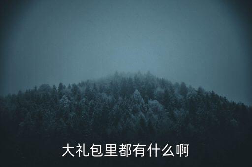 雙匯大禮包中有什么，大禮包里都有什么啊