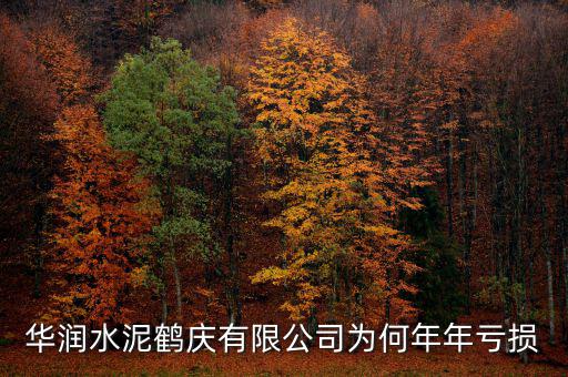 水泥行業(yè)為什么虧損，華潤(rùn)水泥鶴慶有限公司為何年年虧損