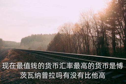 博茨瓦納普拉貨幣為什么這么貴，現(xiàn)在最值錢的貨幣匯率最高的貨幣是博茨瓦納普拉嗎有沒有比他高