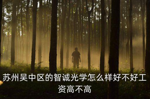 智誠(chéng)光學(xué)里面主要生產(chǎn)什么，蘇州智誠(chéng)光學(xué)公司怎么樣