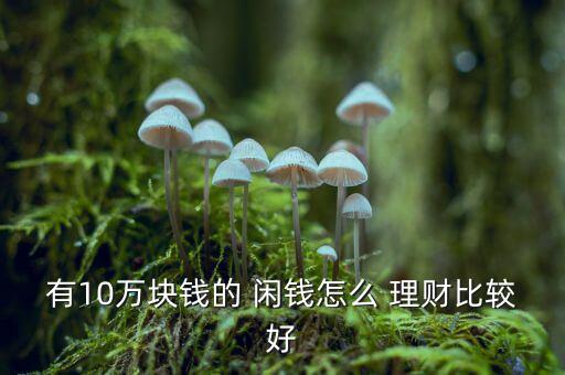 有10萬(wàn)閑錢怎么理財(cái),5萬(wàn)元理財(cái)目標(biāo)明確可投資什么理財(cái)?