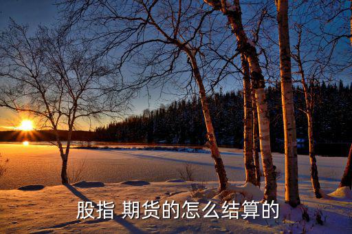  股指 期貨的怎么結算的