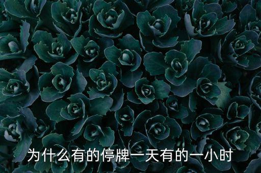 什么情況下停牌一小時，當(dāng)日委托幾點起有效要是停牌一小時幾點開始