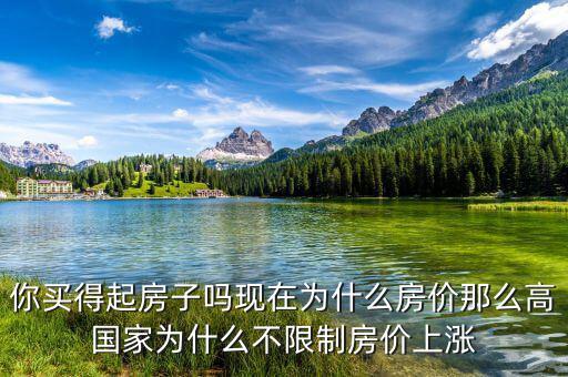 國(guó)家為什么不控制房?jī)r(jià)，為什么房子的價(jià)格就控制不下來(lái)呢