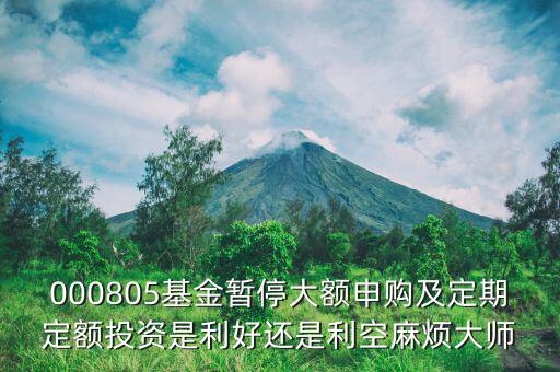 001815基金為什么暫停，001719基金為什么暫停申購