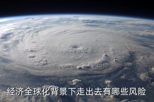 經濟全球化背景下走出去有哪些風險