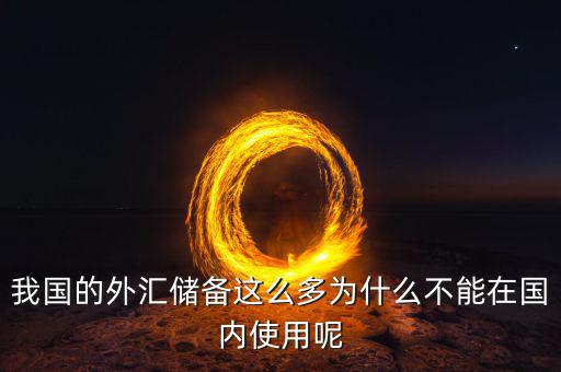 我國的外匯儲(chǔ)備這么多為什么不能在國內(nèi)使用呢