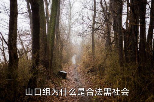 山口組為什么分裂，日本為什么不打掉黑幫山口組