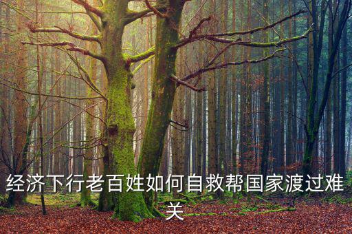 中國(guó)為什么經(jīng)濟(jì)下行老百姓怎么辦，經(jīng)濟(jì)下行老百姓如何自救幫國(guó)家渡過(guò)難關(guān)