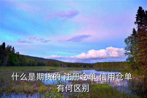 倉單量是什么，什么是期貨的 注冊倉單 信用倉單 有何區(qū)別