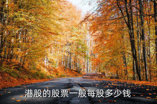 港股的股票一般每股多少錢(qián)