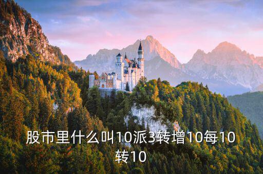 10送10派3是什么意思，10轉(zhuǎn)10派3是什么意思