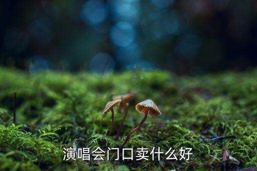 演唱會門口賣什么好