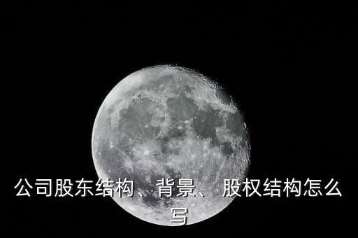 股權(quán)性質(zhì)怎么填,股權(quán)結(jié)構(gòu)是指不同性質(zhì)股所占比例及相互關系