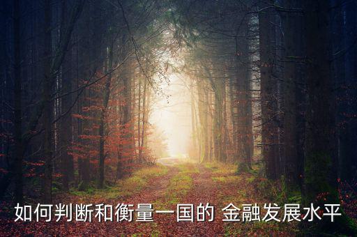 金融相關(guān)率怎么算,國(guó)家發(fā)展水平主要通過兩個(gè)指標(biāo)來(lái)衡量