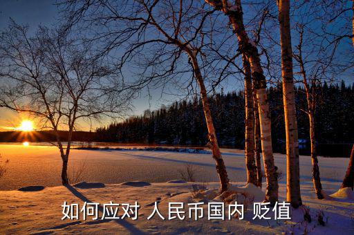 人民幣對(duì)內(nèi)貶值怎么辦,人民幣貶值對(duì)你的生活沒(méi)有影響