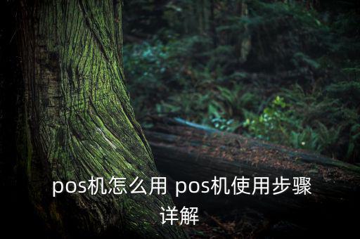  pos機(jī)怎么用 pos機(jī)使用步驟詳解