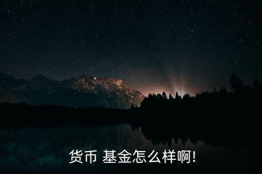 貨幣基金怎么了,貨幣type基金風(fēng)險(xiǎn)低收益略高于定期存款