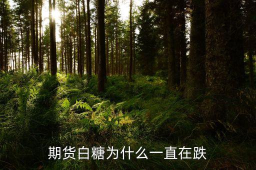 白糖期貨為什么一直跌，白糖期貨為什么一直跌