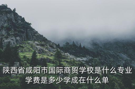 陜西省咸陽(yáng)市國(guó)際商貿(mào)學(xué)校是什么專業(yè)學(xué)費(fèi)是多少學(xué)成在什么單