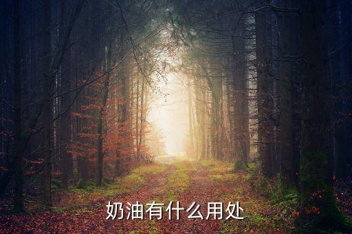 奶油有什么用處