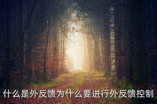 什么是機(jī)械外反饋，什么是外反饋為什么要進(jìn)行外反饋控制