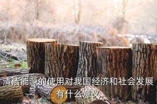 我國為什么要發(fā)展清潔能源，清潔能源的使用對(duì)我國經(jīng)濟(jì)和社會(huì)發(fā)展有什么意義