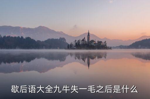 九牛失一毛的下預(yù)示什么，九牛失一毛